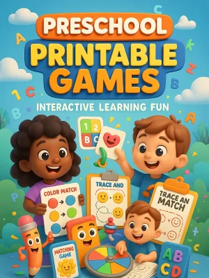 Preschool Printable Games – Interactive Learning Fun