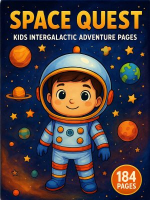 Space Quest – 184 Intergalactic Adventure Coloring Pages for Kids